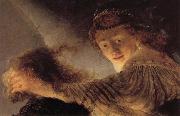 Details of the Blinding of Samson Rembrandt